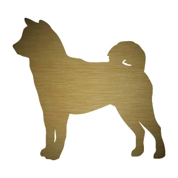 Polep vozidla SAMOLEPKA Pes 191 levá Shiba - Inu (64 - škrábaný kov zlatý) NA AUTO, NÁLEPKA, FÓLIE, POLEP, TUNING, VLASTNÍ TEXT, TISK, AUTOSAMOLEPKY.cz, POLEPY, OBRÁZEK, LOGO, SAMOLEPKY