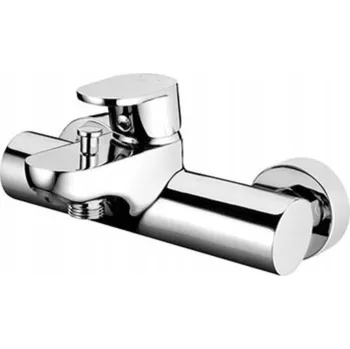 Vodovodní baterie BISK Erga NATURA, nástěnná vanová baterie 150mm, chromová, ERG-04234