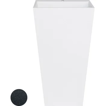 Umyvadlo Besco Volně stojící umyvadlo z litého mramoru Vera Glam G UM VS-OPB 50x42x85 cm, s otvorem pro baterii