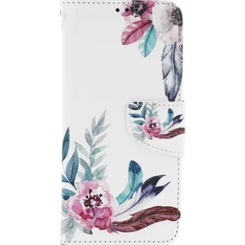 Pouzdro na mobilní telefon Pouzdro Xiaomi Redmi Note 11 knížkové Něžná pírka (kryt neboli obal na Xiaomi Redmi Note 11)