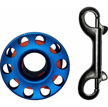 Cívka Agama ALU 15 m s karabinou Barva: modrá