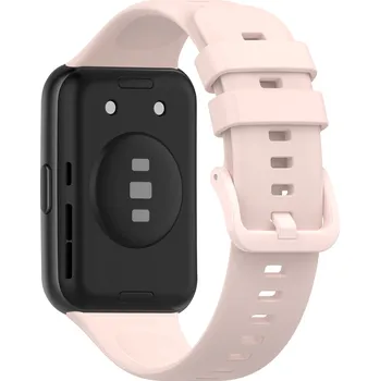 Ostatní příslušenství k chytrým hodinkám Jednobarevný náhradní řemínek pro Huawei Fit 2 Barva: Starorůžová, Pro Přístroj: Huawei Fit 2