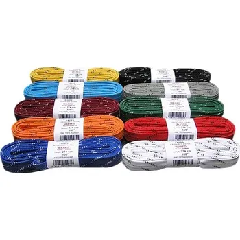 Tkaničky do bot Voskové tkaničky HOKEJARENA 274 cm - šedá