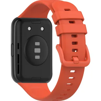 Chytré hodinky Jednobarevný náhradní řemínek pro Huawei Fit 2 Barva: Oranžová, Pro Přístroj: Huawei Fit 2