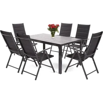 Zahradní sestava Sydney 6+1 black