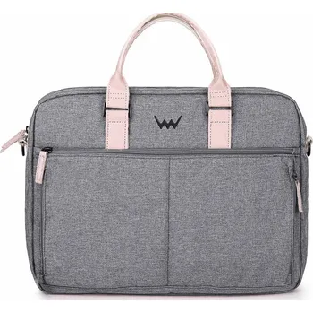 Oblečení a móda Dámská taška na notebook světle šedá - Vuch Memories šedá