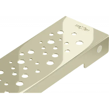 Odvodňovací žlab Mexen Flat M12 kryt pro liniový odtok 60 cm, zlatý - 1521060 Lineární podlahové odtoky
