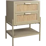 Béžový odkládací stolek DUTCHBONE YASU 45 x 35 cm