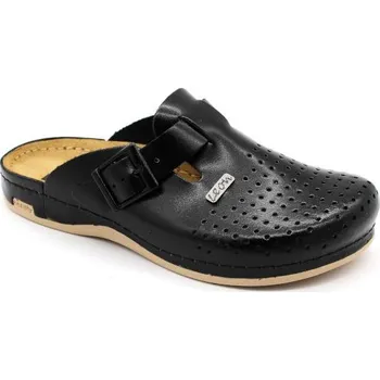 Dámská obuv Leon 700 Pánská kožená zdravotní obuv - Černá Velikost: 46