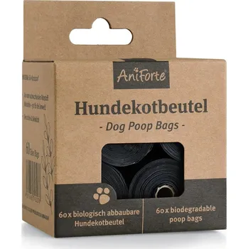 Kosmetika pro psa AniForte Biologicky rozložitelné sáčky na psí exkrementy (1ks sáčků x 4 role)