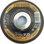 RHODIUS Brusný kotouč 115x7 115x7,0x22,23 inox