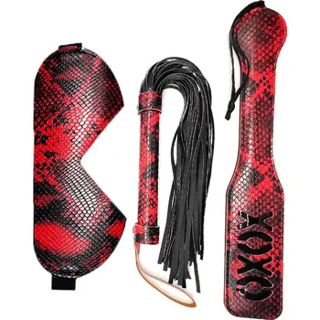 Master’s Mark BDSM set 3 ks Barva: Červená