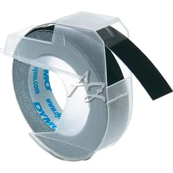 Pásek do tiskárny páska DYMO 3D, černý podklad, 9mm/3m/10ks