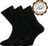 Pánské ponožky Lonka Habin 3 páry černé