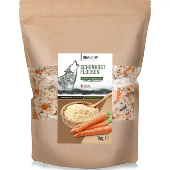 Krmivo pro psa REAVET BARF vločky - Jemné dietní vločky pro psy (1 kg)