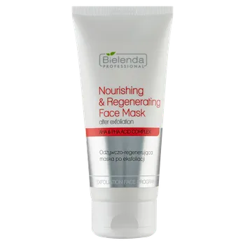 Pleťová maska Bielenda Professional výživná a regenerační pleťová maska po exfoliačním ošetření, 175 ml