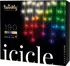 Vánoční osvětlení Twinkly Icicle TWI190SPP-TEU závěs 190 LED teplá bílá/multicolor