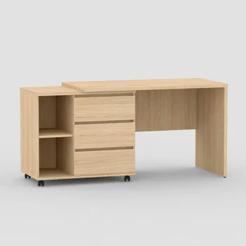 Psací stůl Psací (PC) stůl s otočným kontejenrem Rea Roy - Psací stůl rohový i rovný