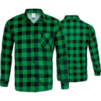 Pánská košile Procera FLANELOVÁ KOŠILE ZELENÁ Velikost: XL