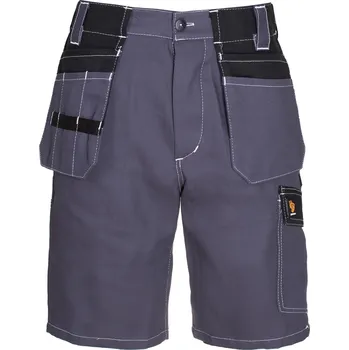 montérky Procera PRACOVNÍ KRAŤASY PROMONTER COTTON 250 ŠEDÉ Velikost: 58