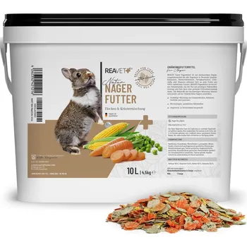 Krmivo pro hlodavce REAVET Přírodní krmivo pro hlodavce (10 l)