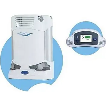 Kyslíkový koncentrátor Přenosný kyslíkový koncentrátor CAIRE FreeStyle Comfort - 2 x 8-článková baterie