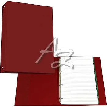 Blok blok A5 100listů, linka, ABCrejstřík, Karis, Plastik, Bordó