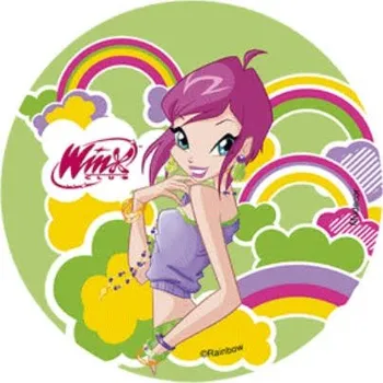 Jedlá dekorace na dort Winx č.1 jedlý papír - Bez úprav