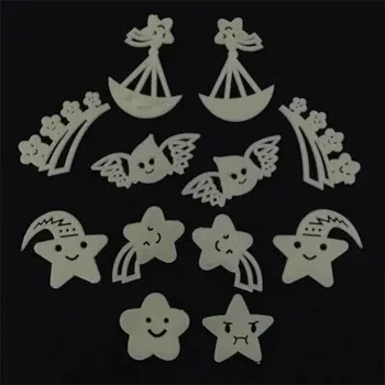 Samolepící dekorace Svítící samolepky na zeď | dekorace na zeď - modrý