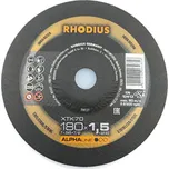 RHODIUS Řezný kotouč 180x1,5 180x1,5x22,23 inox