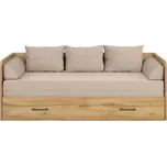 TETRIX postel LOZ/80/160, dub wotan/Modone 9702