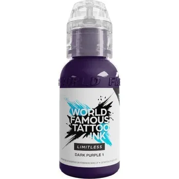 Tetovací barva WORLD FAMOUS LIMITLESS - DARK PURPLE 1 V2 - 30ML