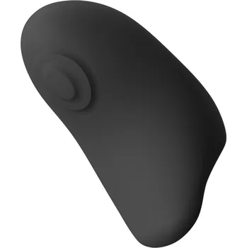 Vibrátor Prstový vibrátor Vive Hana černý, silikonový vibrátor na prst s pulzační špičkou