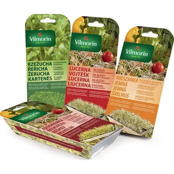 Semeno Vojtěška na klíčky s Domácí zahrádkou Vilmorin Premium 10 g