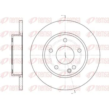 Brzdový kotouč Brzdový kotouč REMSA 6526.00