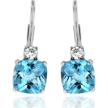 Náušnice Zlatnictví U Kostela Zlaté náušnice s přírodním topazem 1278M 470502973