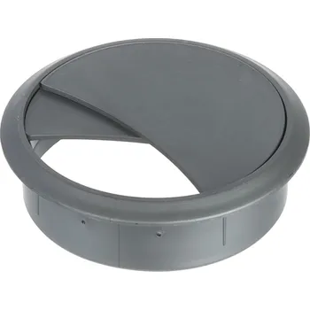 kabelová chránička Interex PVC kabelová průchodka 70 mm / Stříbrná