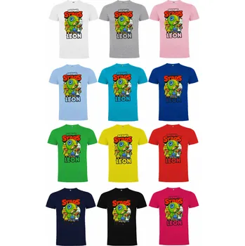 Chlapecké tričko Tričko Leon Evolution Brawl Stars Barva: Žlutá, Velikost: XS - 158/164 - 13/14let