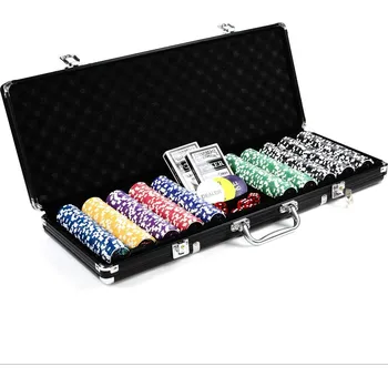 Pokerové sada POKER SET 500 ks žetonů OCEAN CHAMPION, zaoblené žetony 12g