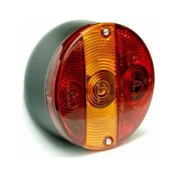 Osvětlení SPZ Zadní světlo 3 dílné, kulaté bez osvětlení SPZ 248