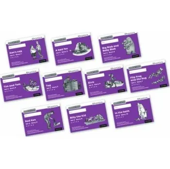 Cizojazyčná kniha Read Write Inc. Phonics: Purple Set 2 Core Black & White Storybooks (Mixed Pack of 10) - Munton, Gill