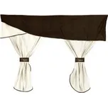 Záclony na přední sklo pro MAN TGA, TGX (1999-), typ kabiny: XLX, hnědo / šampaňské 20653