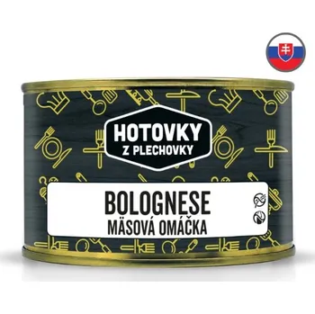 Hotové jídlo Hotovky z plechovky Bolognese masová omáčka v plechovce Velikost: 400 g