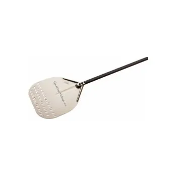 Lopata na pizzu sázecí perforovaná AMICA, Velikost Ø330/ délka 1520 mm