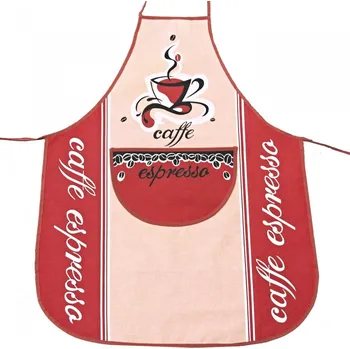 Kuchyňská zástěra Zástěra caffe - vínová