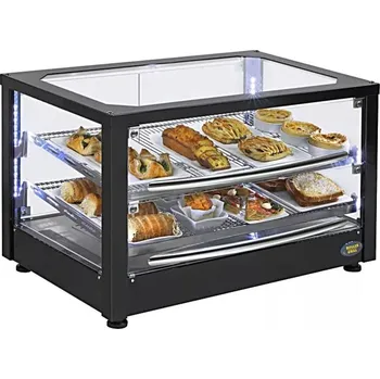 Vinotéka ROLLER GRILL International VITRÍNA STOLNÍ VYHŘÍVANÁ WD 780 SI - 2 POLICE - SAMOOBSLUŽNÁ