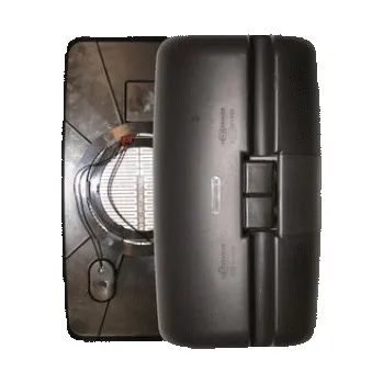 Auto zrcátko Zpětné zrcátko 400x200, 24V, DAF FA1700-3300, 75, 85, 95 do roku 1987, elektricky ovládané, univerzální 5793