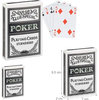 2 ks Pokerové karty No92 - 100% Plastová sada karet (2 ks Poker karty 100% plast - casinová kvalita )