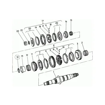 Auto-moto Pojistný kroužek - segrovka 40x2, převodovky Renault 13776