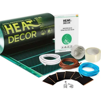 Topná rohož Heat Decor Topná fólie HD-EPL 40 W/bm (80 W/m2), sada s příslušenstvím Plocha topné fólie (m2): 20